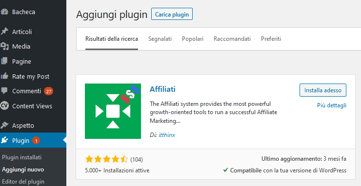 Plugin Affiliati